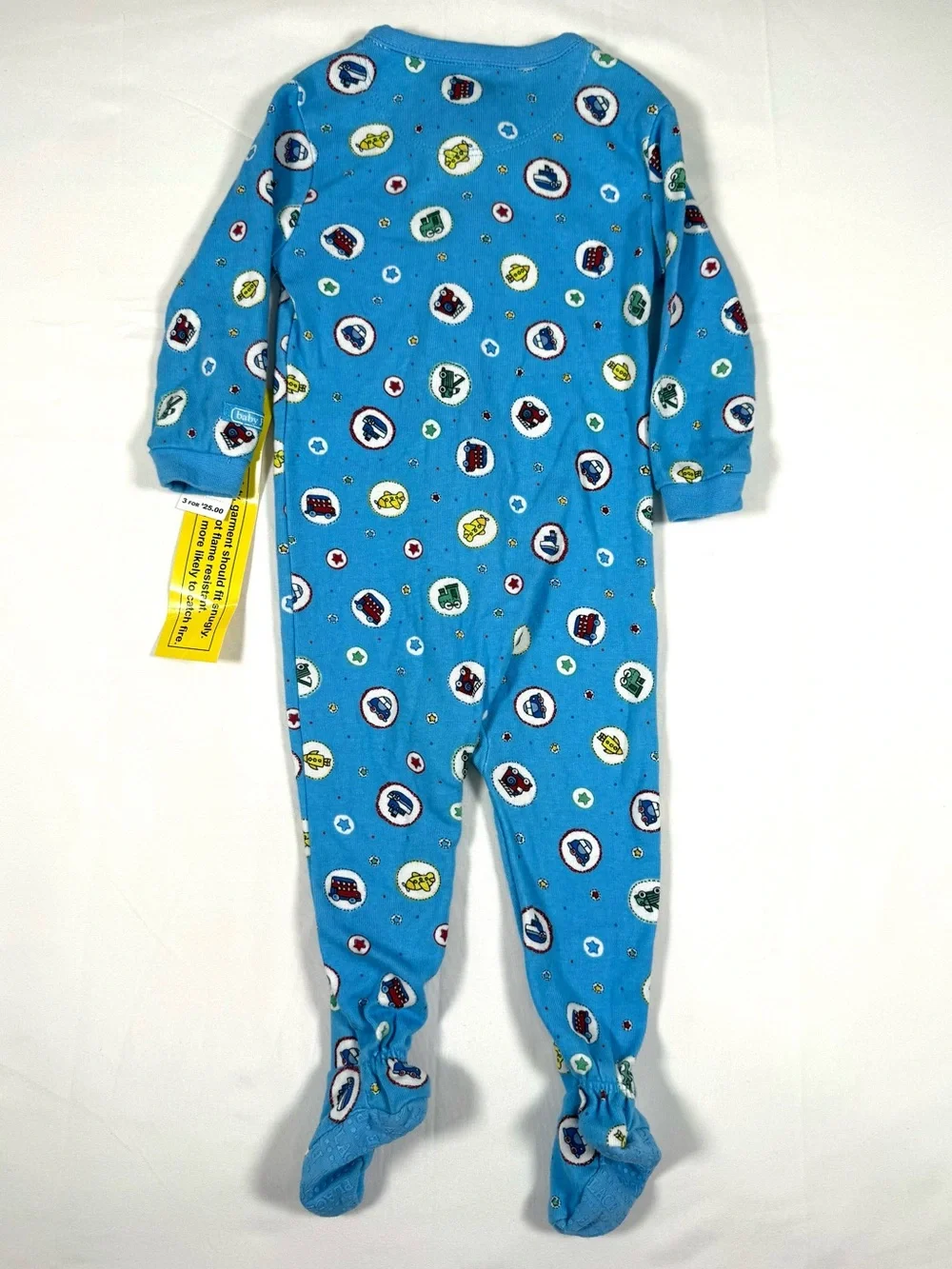 NWT THE CHILDREN’S PLACE Boys Transportation Footed Sleeper 6-9m BabyPLACE NEW